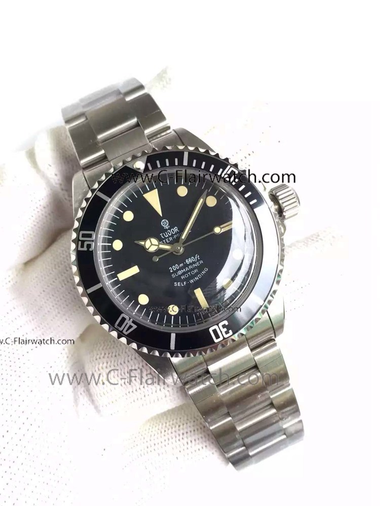 Tudor Rotor Submariner Replica Vintage Watches Stainless Steel